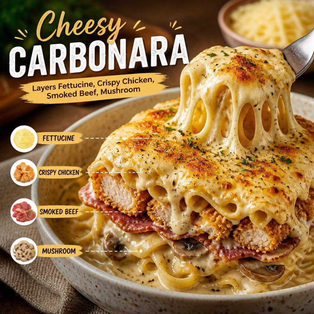 Cheesy Carbonara